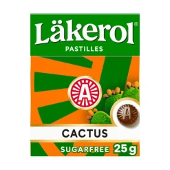Xenos Läkerol pastilles - cactus - 25 gram- Snoep