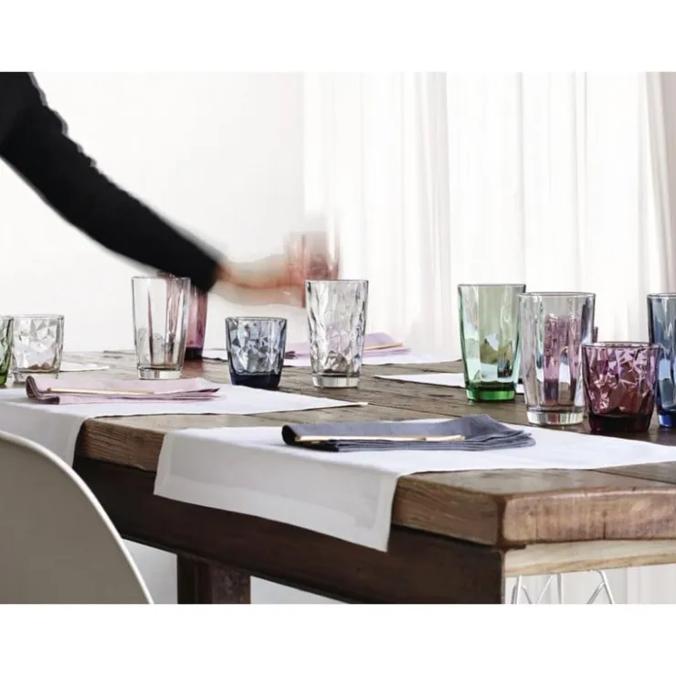 Xenos Longdrinkglas diamond - 470 ml- Waterglazen