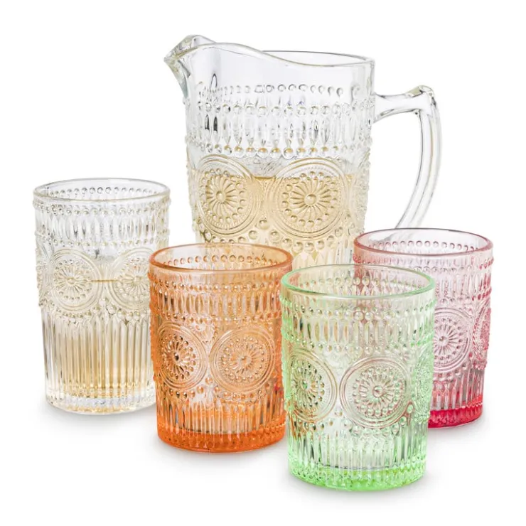 Xenos Longdrinkglas romantic - transparant - 300 ml- Bruiloft|Longdrinkglazen