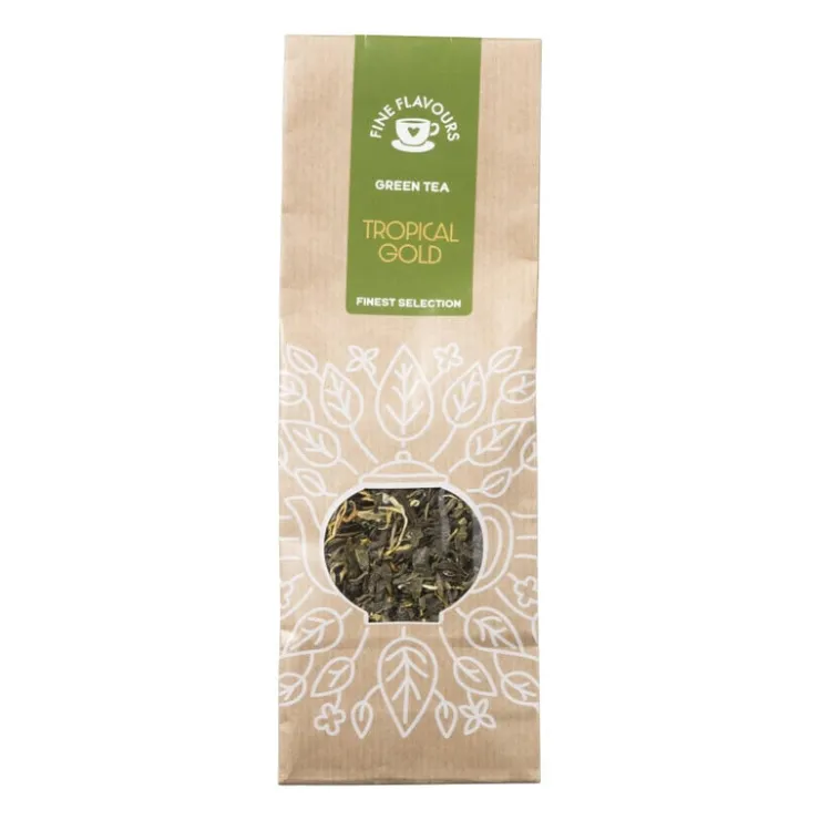 Xenos Losse groene thee - Tropical Gold - 75 gram- Thee
