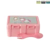 Xenos Lunchbox met spork - diverse kleuren- Broodtrommels|Kerstcadeaus