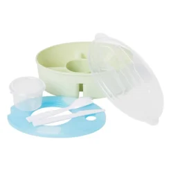 Xenos Lunchbox set - diverse kleuren - set van 7- Broodtrommels