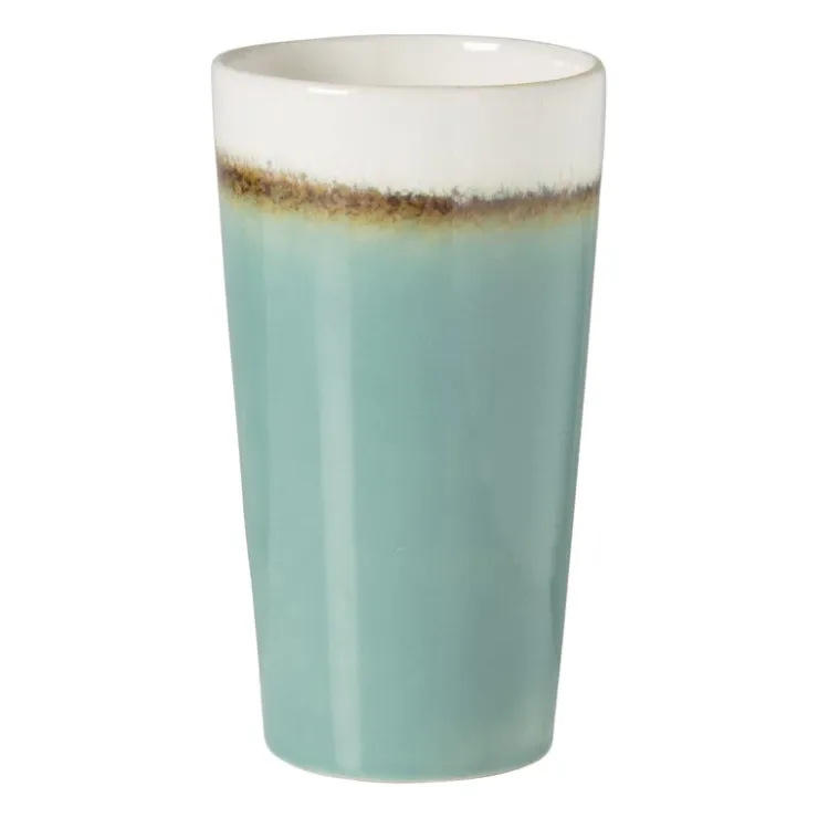 Xenos Macchiato mok Roots - turquoise - 275 ml- Mokken