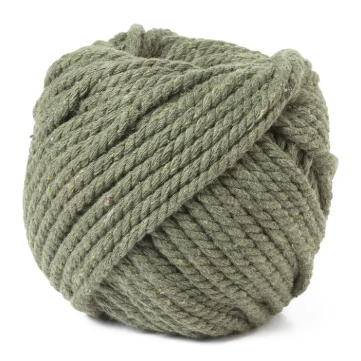 Xenos Macrame touw - groen - 40 meter- Garen|Knutselspullen