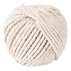 Xenos Macrame touw - naturel - 40 meter- Garen|Knutselspullen