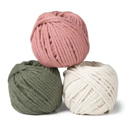 Xenos Macrame touw - naturel - 40 meter- Garen|Knutselspullen