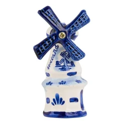 Xenos Magneet Hollandse molen - diverse varianten - blauw/wit- Holland Souvenirs