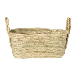 Xenos Mand Basix rechthoek - 13x30x23 cm - naturel- Manden|Manden