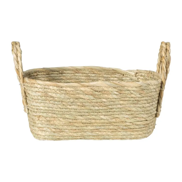 Xenos Mand Basix rechthoek - 13x30x23 cm - naturel- Manden|Manden
