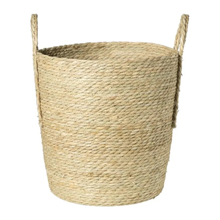 Xenos Mand Basix rond - ø39x40 cm - naturel- Manden|Manden