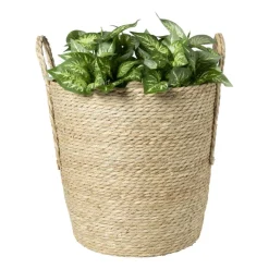 Xenos Mand Basix rond - ø39x40 cm - naturel- Manden|Manden