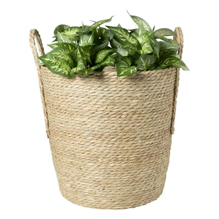 Xenos Mand Basix rond - ø39x40 cm - naturel- Manden|Manden