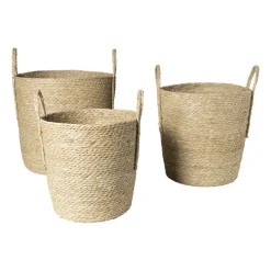 Xenos Mand Basix rond - ø44x45 cm - naturel- Manden|Manden