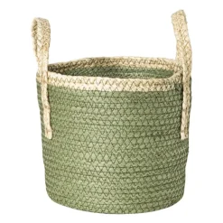 Xenos Mand colors - groen/bruin - ø21x18 cm- Manden|Manden