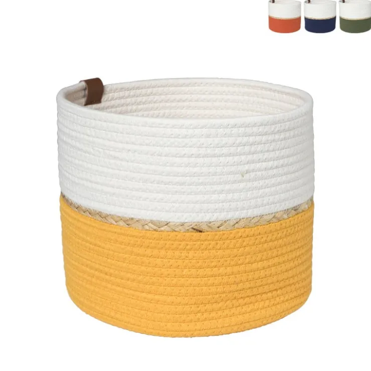 Xenos Mand colors hoog - diverse varianten - ø27x23 cm- Manden|Manden