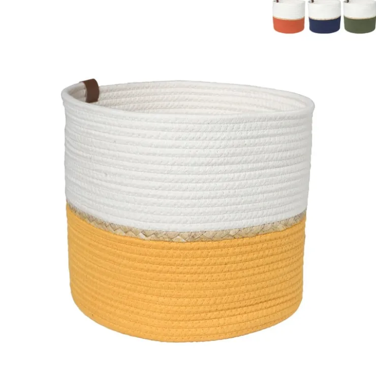 Xenos Mand colors hoog - diverse varianten - ø30x26 cm- Manden|Manden