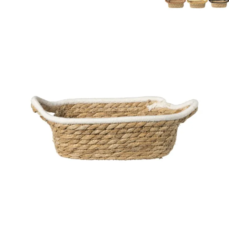 Xenos Mand Jip - 8x22x17 cm - diverse kleuren- Manden|Manden