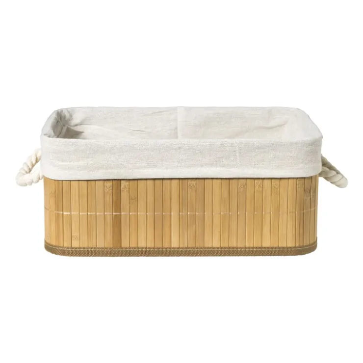 Xenos Mand levi met deksel - 34,5x24x14 cm- Manden|Manden