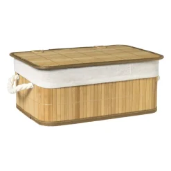 Xenos Mand levi met deksel - 34,5x24x14 cm- Manden|Manden