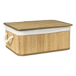 Xenos Mand levi met deksel - 40x29x16 cm- Manden|Manden