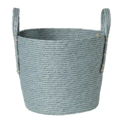 Xenos Mand Lotte - ø25x28 cm - blauw- Manden|Manden