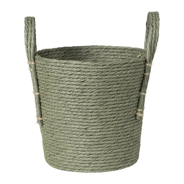 Xenos Mand Lotte - ø22x23 cm - groen- Manden|Manden