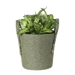 Xenos Mand Lotte - ø22x23 cm - groen- Manden|Manden