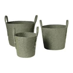 Xenos Mand Lotte - ø22x23 cm - groen- Manden|Manden