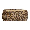 Xenos Mand luipaard - 15x36x26 cm - bruin/beige- Manden|Manden