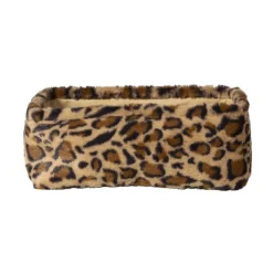 Xenos Mand luipaard - 13x33x23 cm - bruin/beige- Manden|Manden