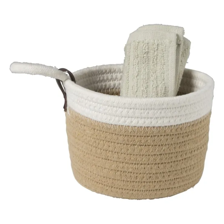 Xenos Mand met clip Mick - ø15x11 cm- Manden|Manden