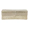 Xenos Mand met deksel Stijn - naturel - 9.5x32x12 cm- Manden|Manden