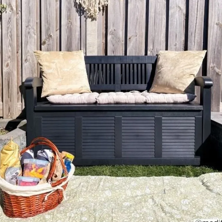 Xenos Mand met hengsels - 41x32x20 cm- Manden|Manden