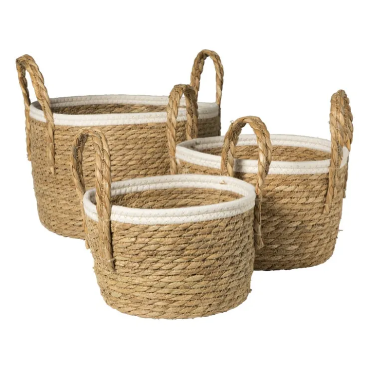 Xenos Mand Siem hoog - ø32x21 cm - diverse kleuren- Manden|Manden