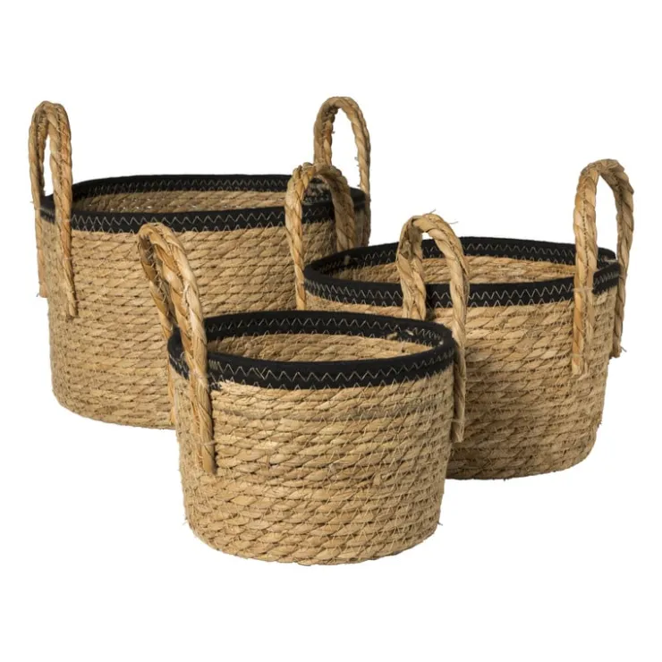 Xenos Mand Siem hoog - ø32x21 cm - diverse kleuren- Manden|Manden