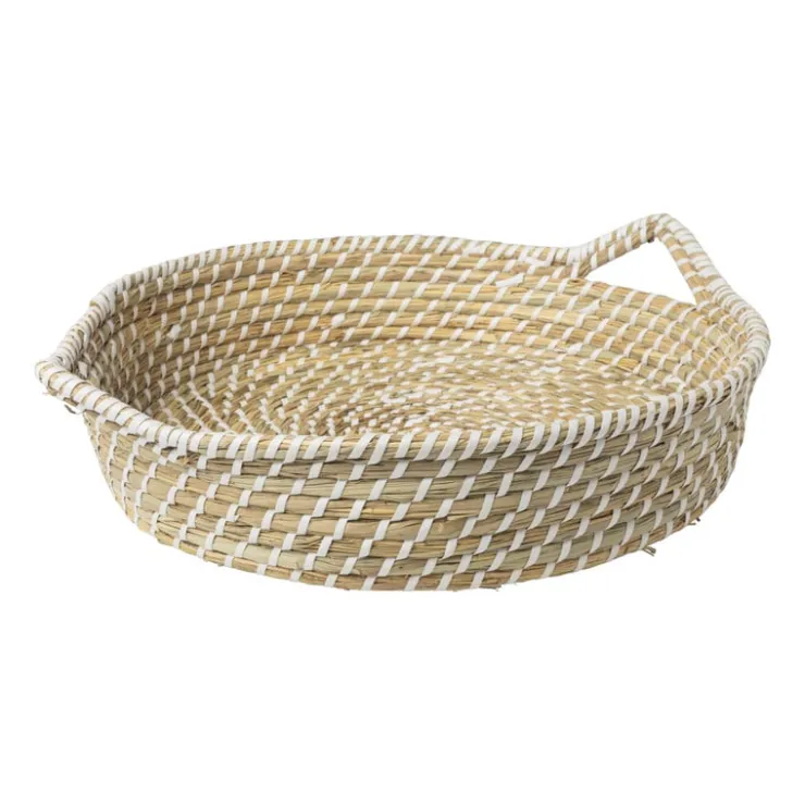 Xenos Mand sofie met hengsels - ø45x10 cm- Manden|Manden