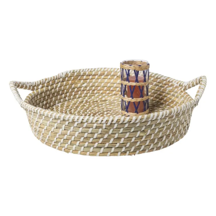 Xenos Mand sofie met hengsels - ø45x10 cm- Manden|Manden
