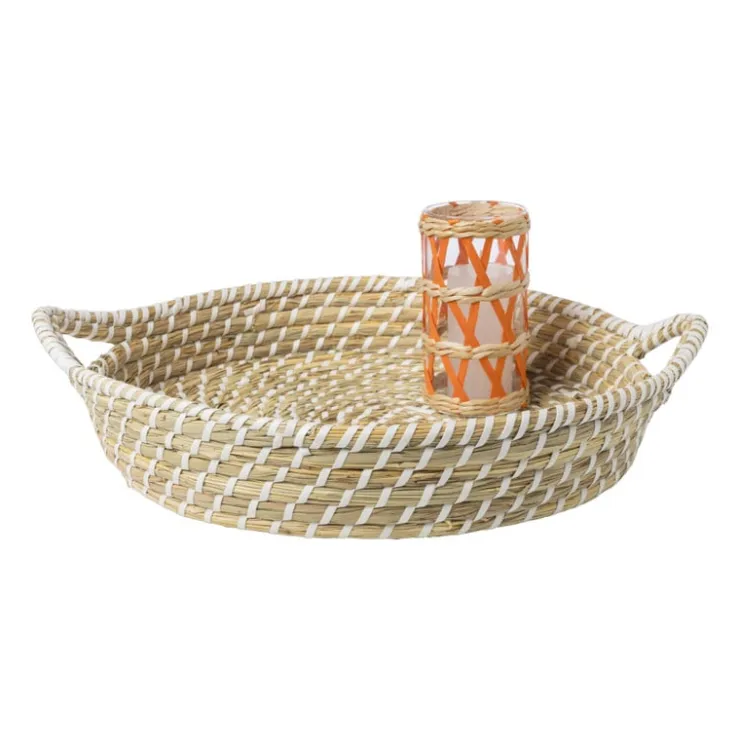 Xenos Mand sofie met hengsels - ø40x8 cm- Manden|Manden