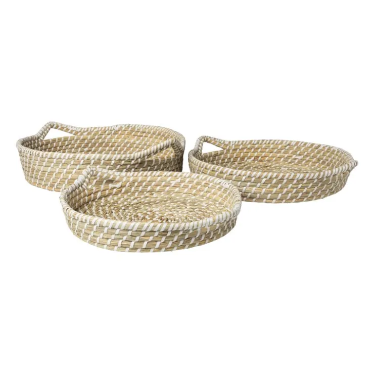 Xenos Mand sofie met hengsels - ø40x8 cm- Manden|Manden