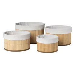 Xenos Mand Tibo rond - ø23x15 cm- Manden|Manden