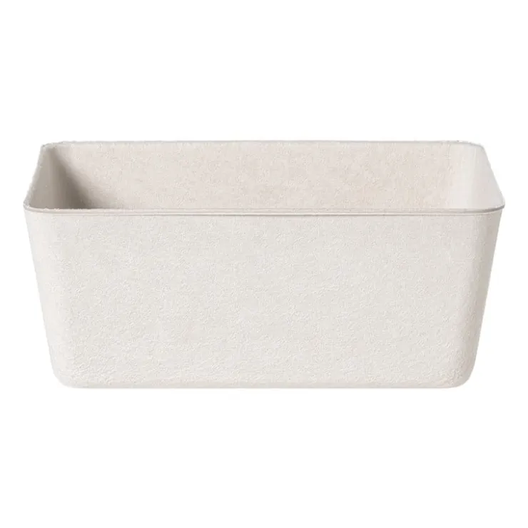Xenos Mand vilt - wit - 9x22x16 cm- Manden|Manden