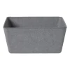 Xenos Mand vilt middel - grijs - 11x25x25 cm- Manden|Manden
