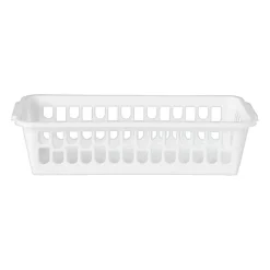 Xenos Mandje wit - 4.5x19x9.2 cm- Manden|Manden