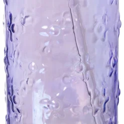 Xenos Mason jar iriserend - paars - ø7.5x14 cm- Mason Jars