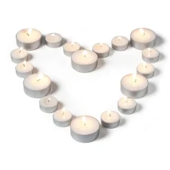Xenos Maxi-waxinelichten - 10 branduren - set van 18- Waxinelichtjes