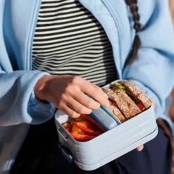 Mepal lunchbox middel - lichtgroen - 6.5x18x12 cm- Broodtrommels