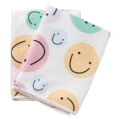 Xenos Microvezeldoekjes smiley - set van 2- Schoonmaakdoekjes