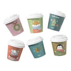 Xenos Mini koffie smaken mix - set van 6- Kerstcadeaus