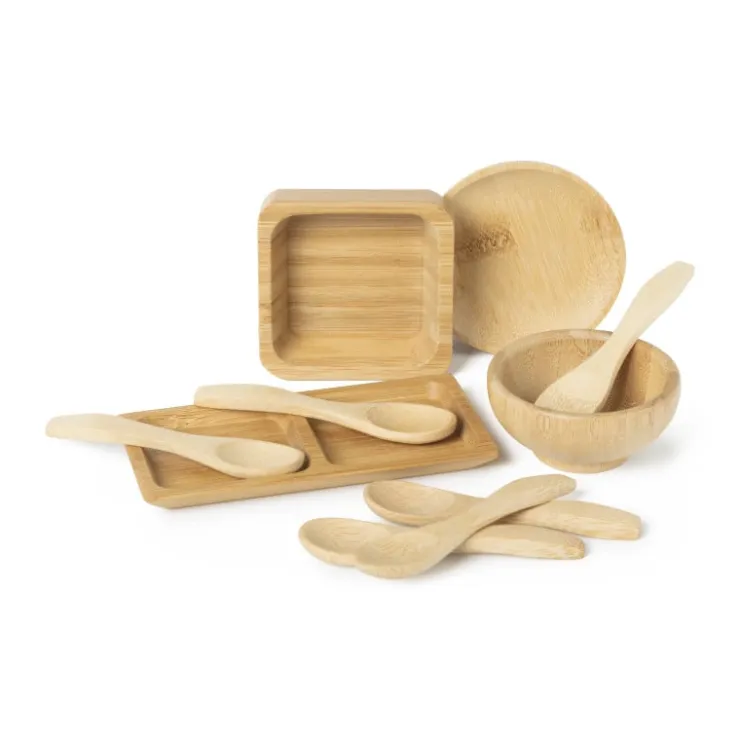 Xenos Mini schaaltje bamboe - ⌀6 cm- Buitenservies|Schalen