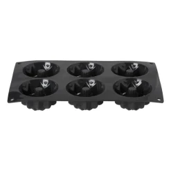 Xenos Mini tulband bakvorm - siliconen - 3.5x29x17 cm- Bakvormen|Kerst Bakken